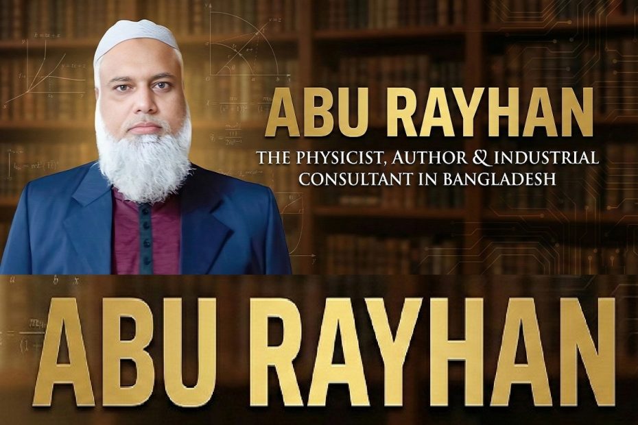 Abu Rayhan: The Physicist, Author & Industrial Consultant in Bangladesh